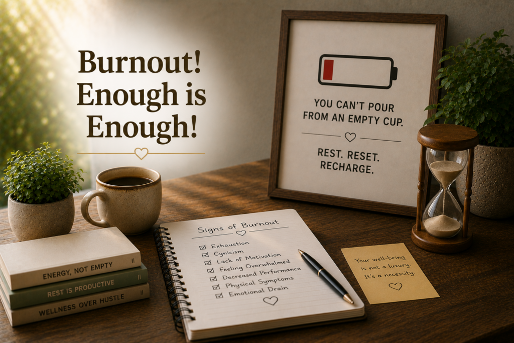 Burnout! Enough is Enough!